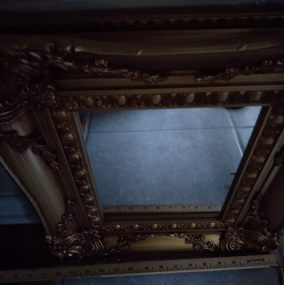 Mirror  with classic frame . Size is 17x15 " - Picture 15 of 15
